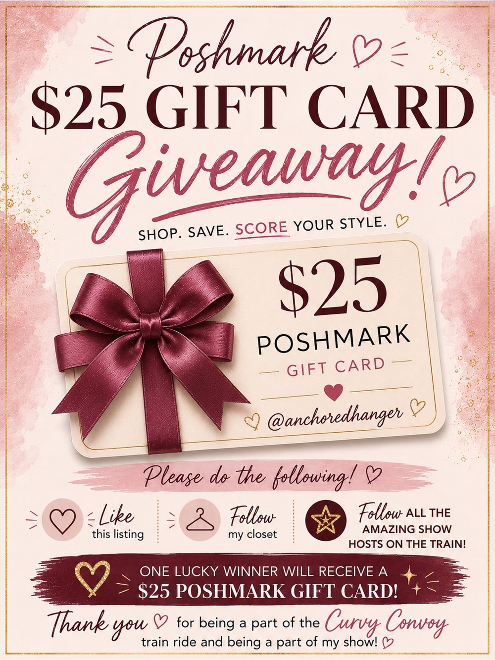 $25 Poshmark Gift Card GIVEAWAY